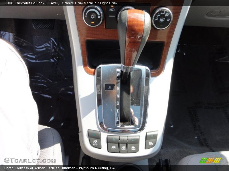Granite Gray Metallic / Light Gray 2008 Chevrolet Equinox LT AWD