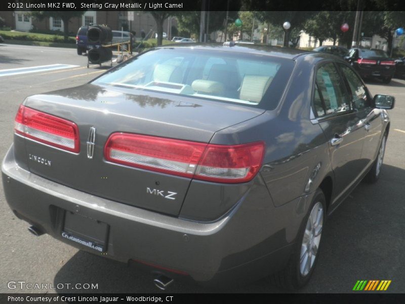 Sterling Gray Metallic / Light Camel 2012 Lincoln MKZ FWD