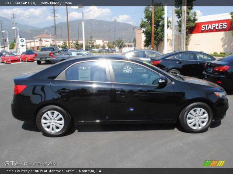 Ebony Black / Stone 2010 Kia Forte EX