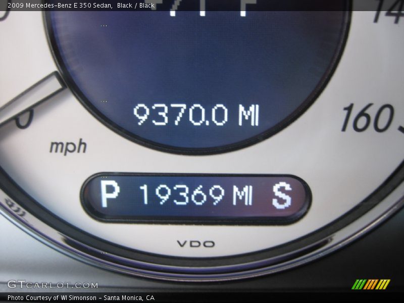 Black / Black 2009 Mercedes-Benz E 350 Sedan