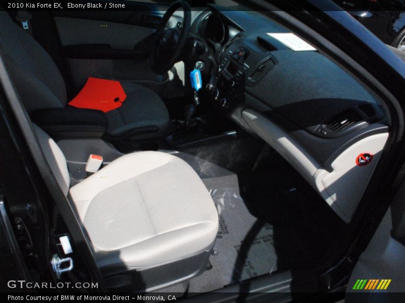 Ebony Black / Stone 2010 Kia Forte EX