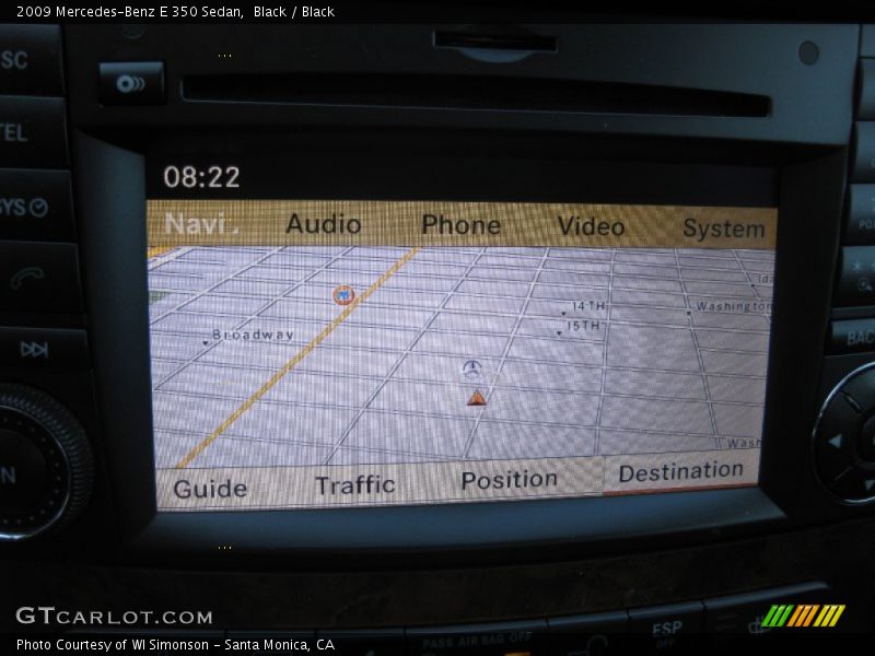 Black / Black 2009 Mercedes-Benz E 350 Sedan