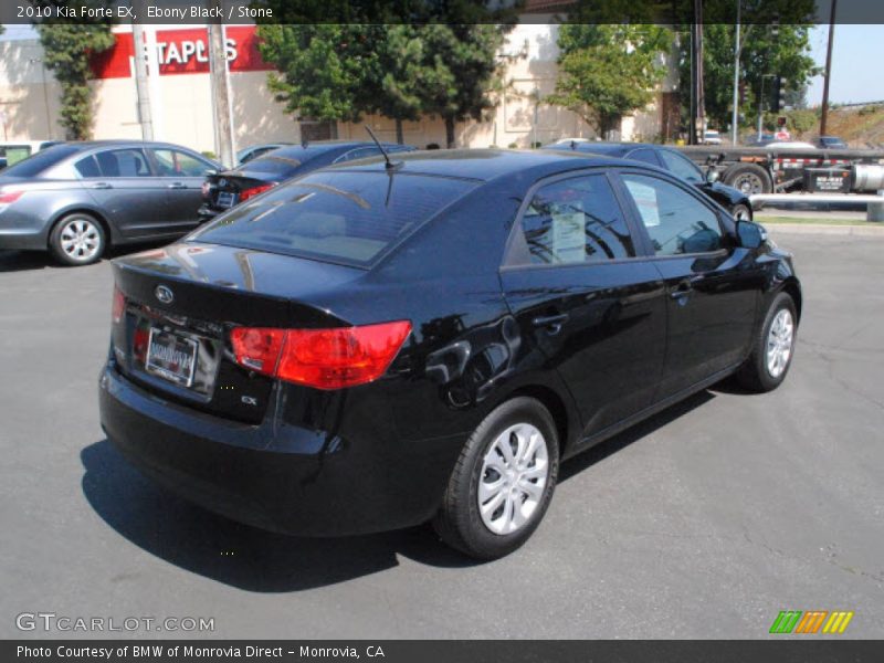 Ebony Black / Stone 2010 Kia Forte EX