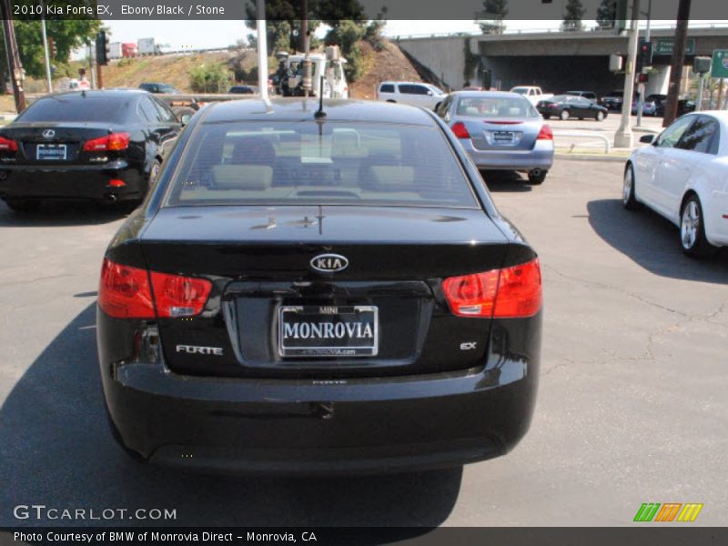 Ebony Black / Stone 2010 Kia Forte EX