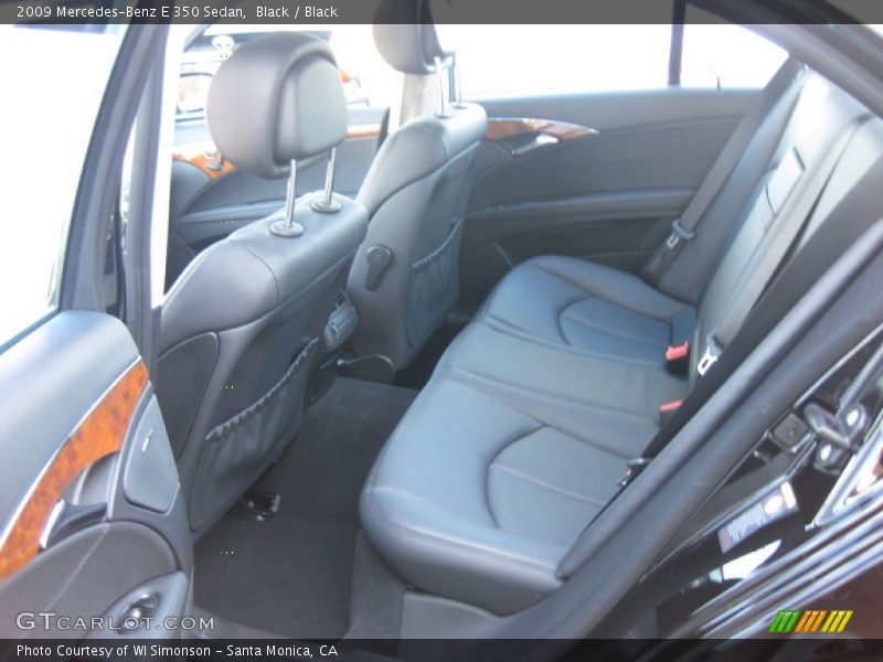 Black / Black 2009 Mercedes-Benz E 350 Sedan