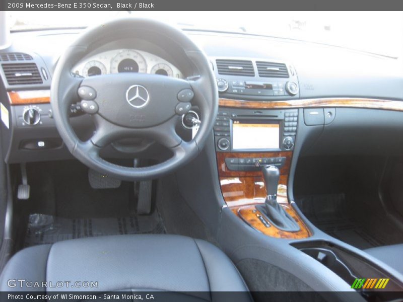 Black / Black 2009 Mercedes-Benz E 350 Sedan