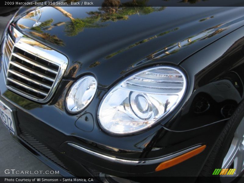 Black / Black 2009 Mercedes-Benz E 350 Sedan
