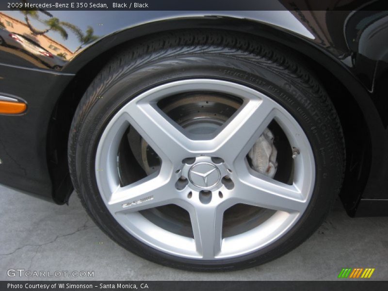 Black / Black 2009 Mercedes-Benz E 350 Sedan