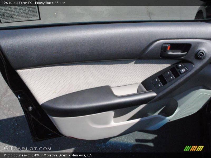Ebony Black / Stone 2010 Kia Forte EX