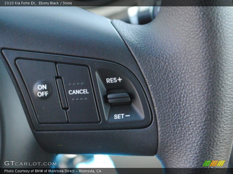 Ebony Black / Stone 2010 Kia Forte EX