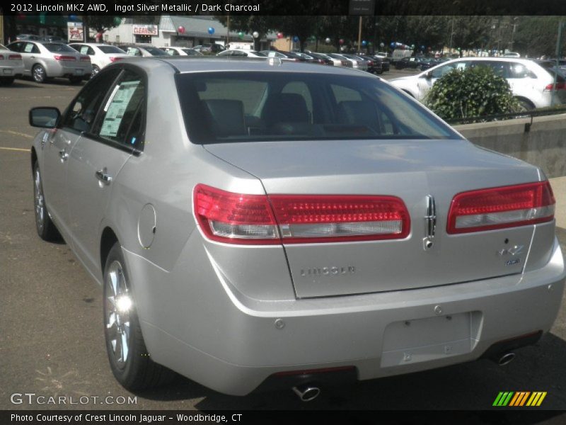 Ingot Silver Metallic / Dark Charcoal 2012 Lincoln MKZ AWD