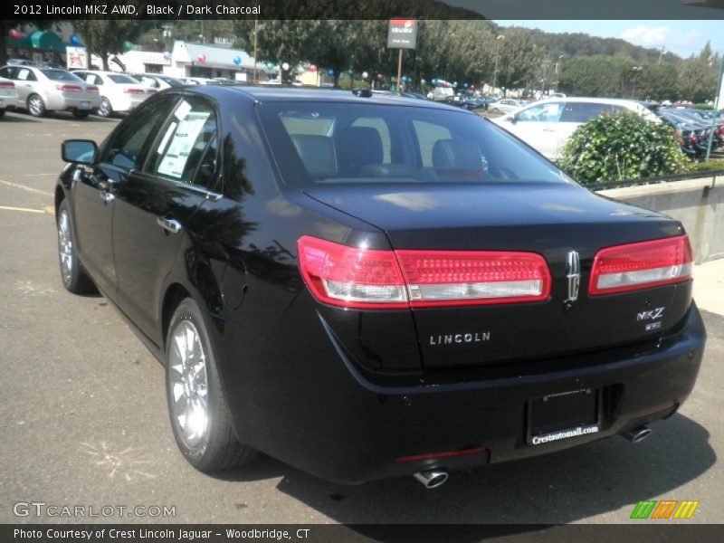 Black / Dark Charcoal 2012 Lincoln MKZ AWD