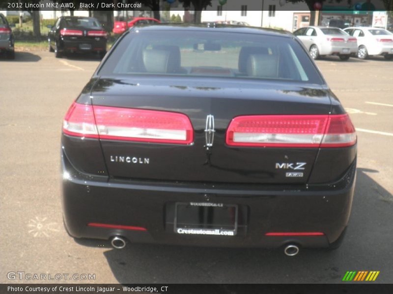 Black / Dark Charcoal 2012 Lincoln MKZ AWD