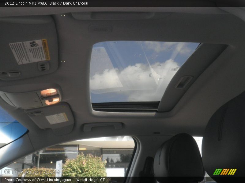 Black / Dark Charcoal 2012 Lincoln MKZ AWD