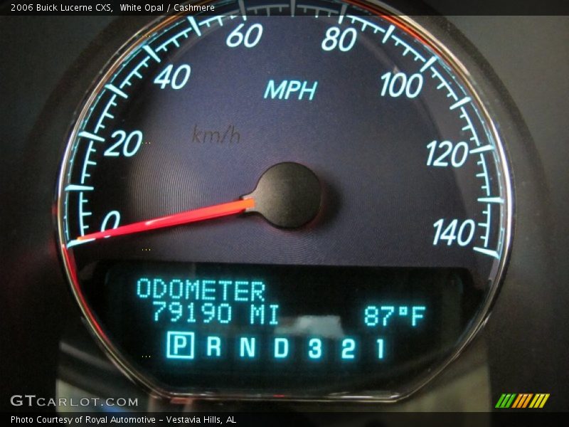 White Opal / Cashmere 2006 Buick Lucerne CXS