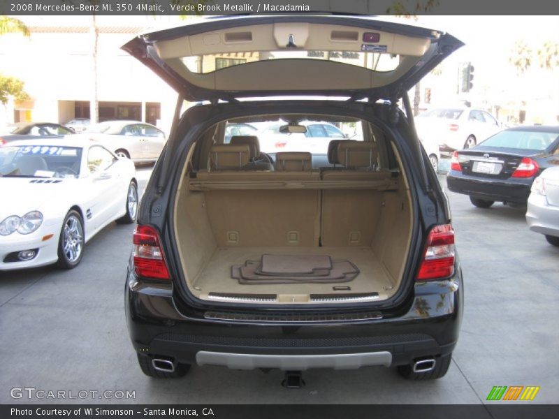 Verde Brook Metallic / Macadamia 2008 Mercedes-Benz ML 350 4Matic