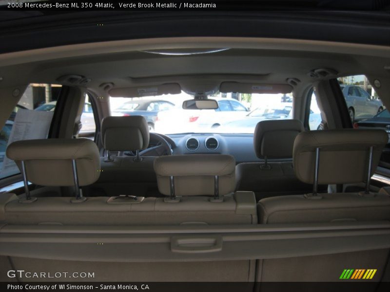 Verde Brook Metallic / Macadamia 2008 Mercedes-Benz ML 350 4Matic