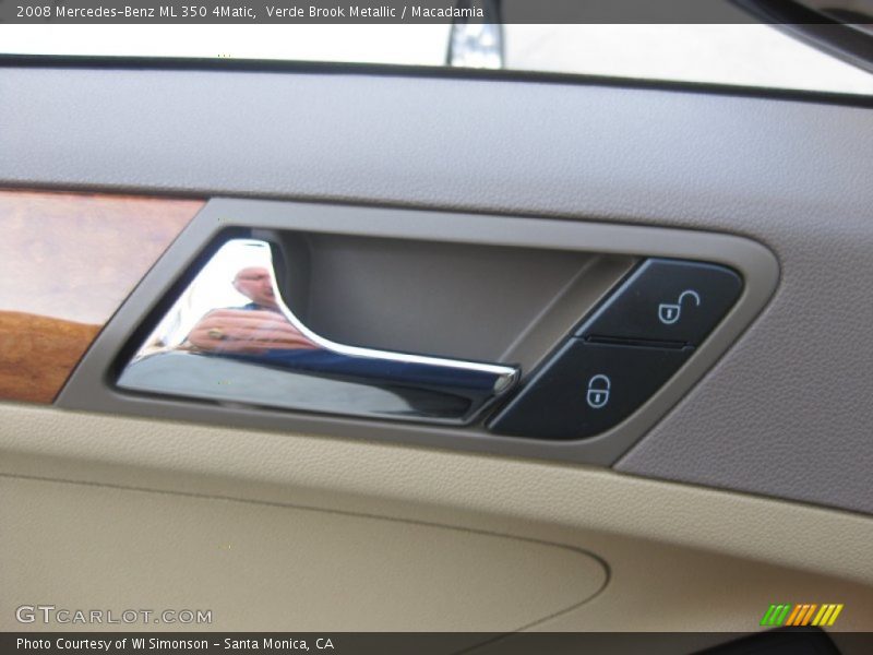 Verde Brook Metallic / Macadamia 2008 Mercedes-Benz ML 350 4Matic