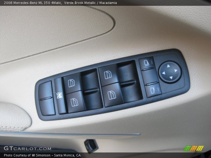 Verde Brook Metallic / Macadamia 2008 Mercedes-Benz ML 350 4Matic