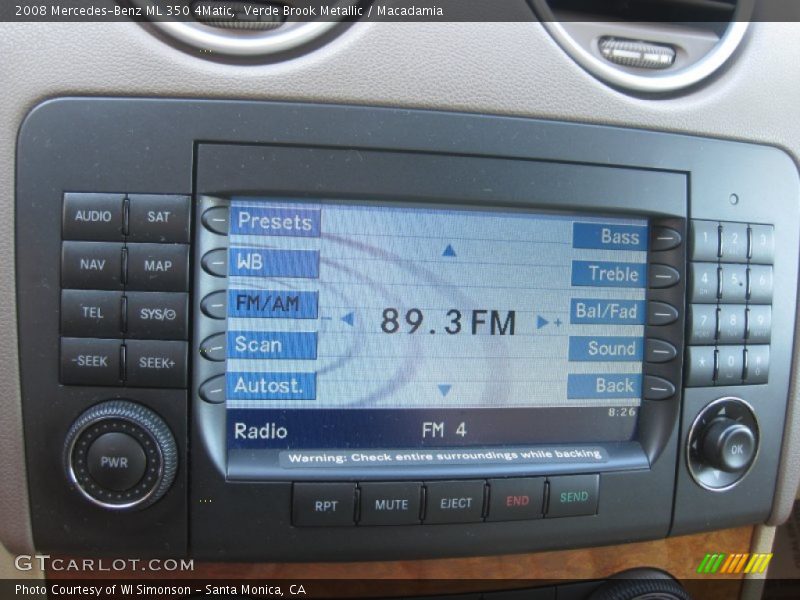 Verde Brook Metallic / Macadamia 2008 Mercedes-Benz ML 350 4Matic