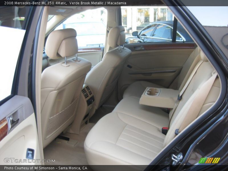 Verde Brook Metallic / Macadamia 2008 Mercedes-Benz ML 350 4Matic