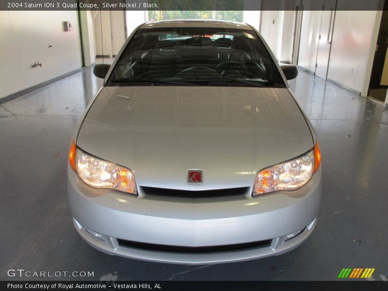 Silver Nickel / Black 2004 Saturn ION 3 Quad Coupe