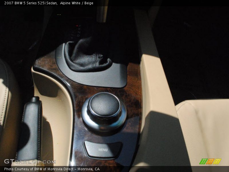 Alpine White / Beige 2007 BMW 5 Series 525i Sedan