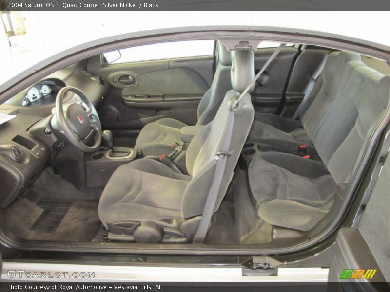  2004 ION 3 Quad Coupe Black Interior
