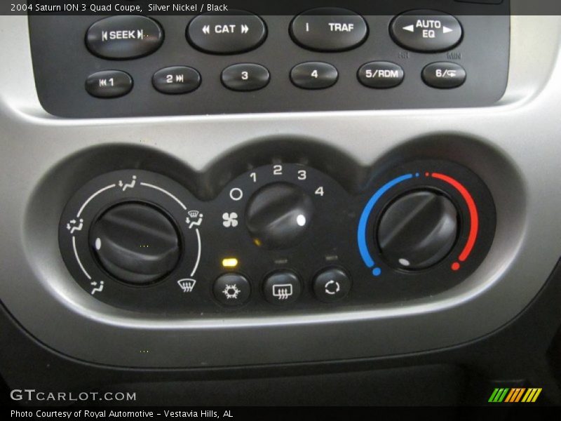 Controls of 2004 ION 3 Quad Coupe