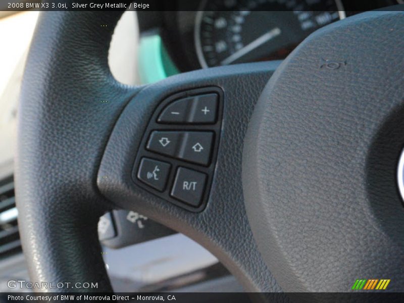 Silver Grey Metallic / Beige 2008 BMW X3 3.0si