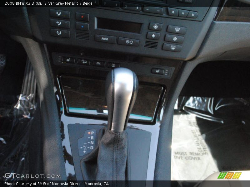 Silver Grey Metallic / Beige 2008 BMW X3 3.0si