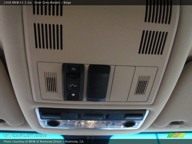 Silver Grey Metallic / Beige 2008 BMW X3 3.0si