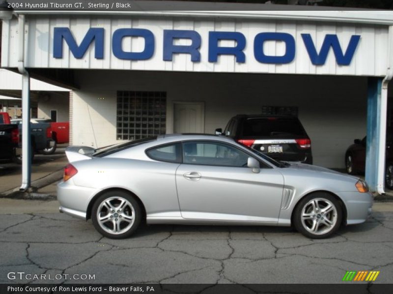 Sterling / Black 2004 Hyundai Tiburon GT