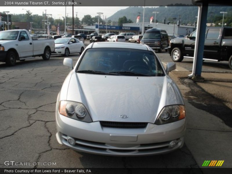 Sterling / Black 2004 Hyundai Tiburon GT