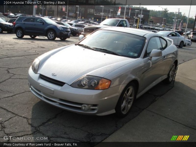Sterling / Black 2004 Hyundai Tiburon GT