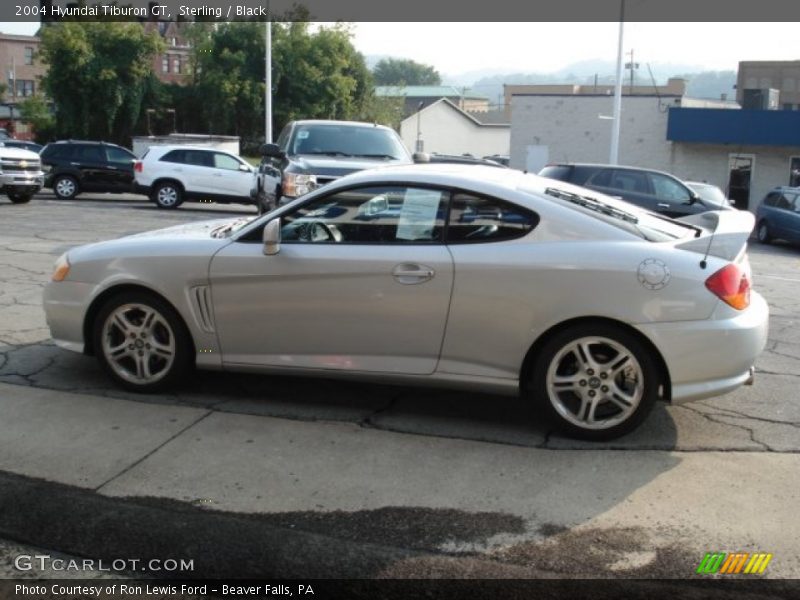 Sterling / Black 2004 Hyundai Tiburon GT