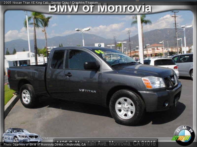 Smoke Gray / Graphite/Titanium 2005 Nissan Titan XE King Cab