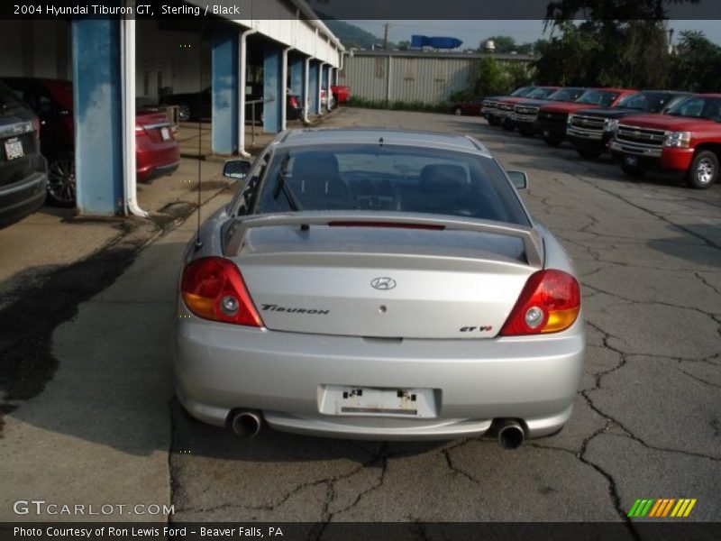 Sterling / Black 2004 Hyundai Tiburon GT