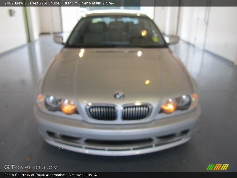 Titanium Silver Metallic / Grey 2002 BMW 3 Series 325i Coupe