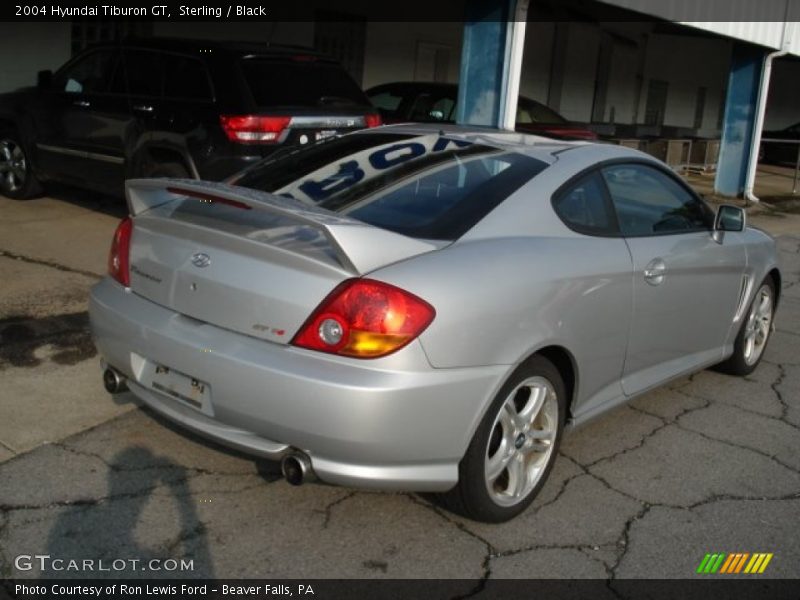 Sterling / Black 2004 Hyundai Tiburon GT