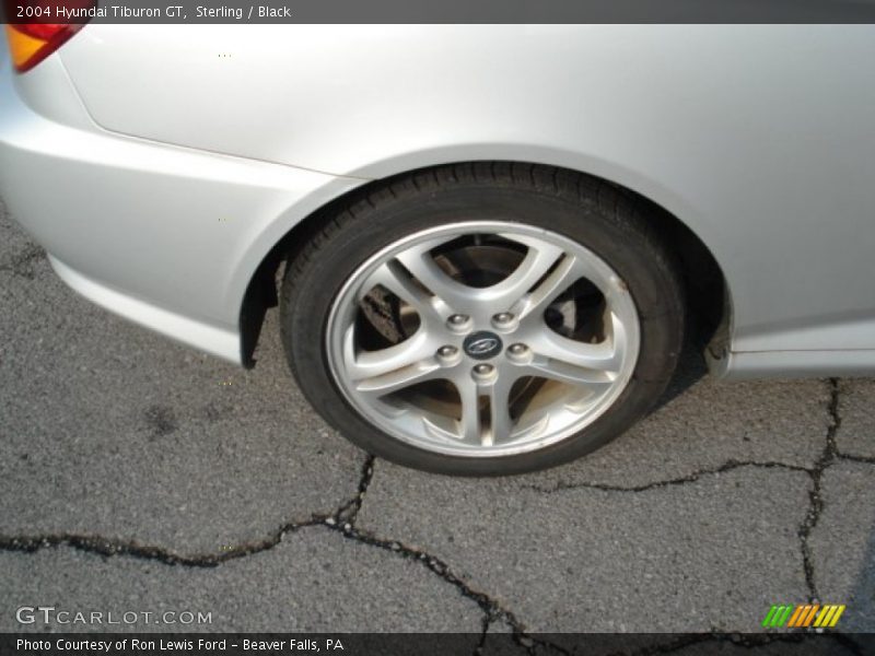 Sterling / Black 2004 Hyundai Tiburon GT