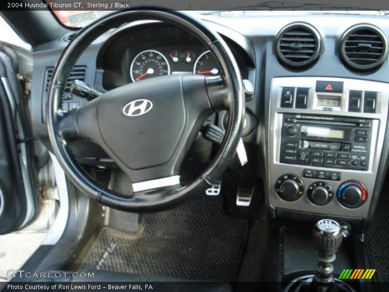 Sterling / Black 2004 Hyundai Tiburon GT