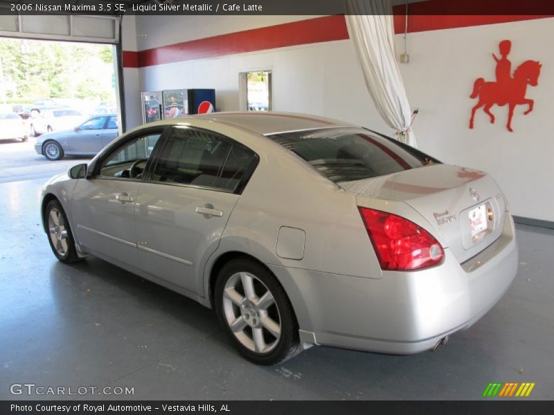 Liquid Silver Metallic / Cafe Latte 2006 Nissan Maxima 3.5 SE