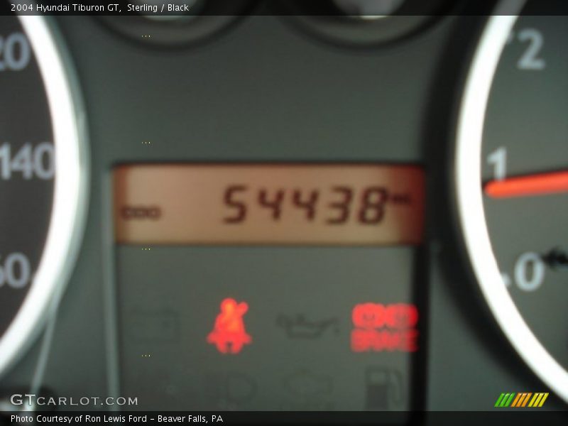 Sterling / Black 2004 Hyundai Tiburon GT
