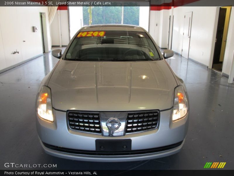 Liquid Silver Metallic / Cafe Latte 2006 Nissan Maxima 3.5 SE