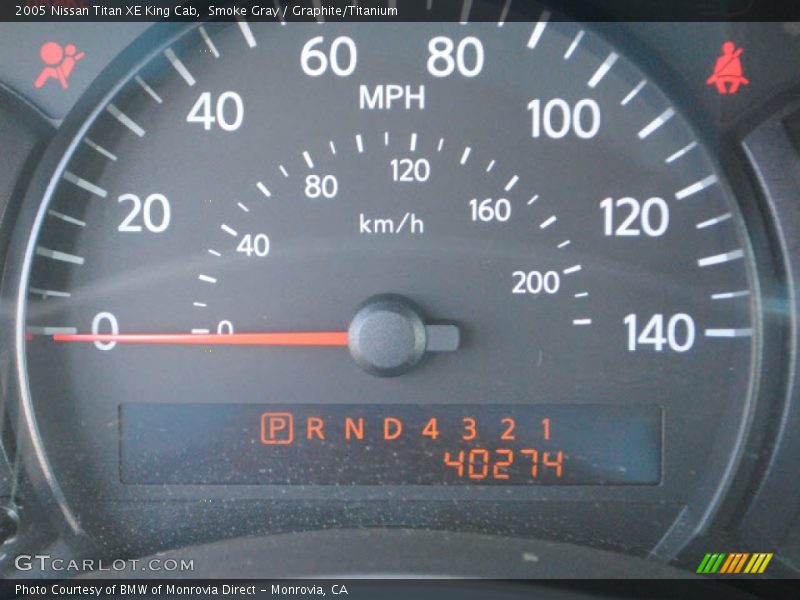 Smoke Gray / Graphite/Titanium 2005 Nissan Titan XE King Cab