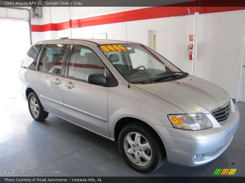 Sunlight Silver / Gray 2001 Mazda MPV ES