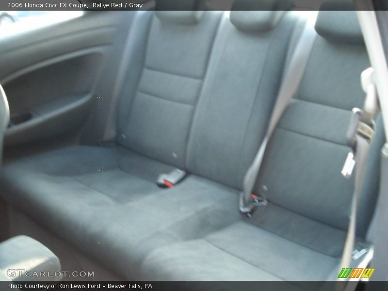 Rallye Red / Gray 2006 Honda Civic EX Coupe