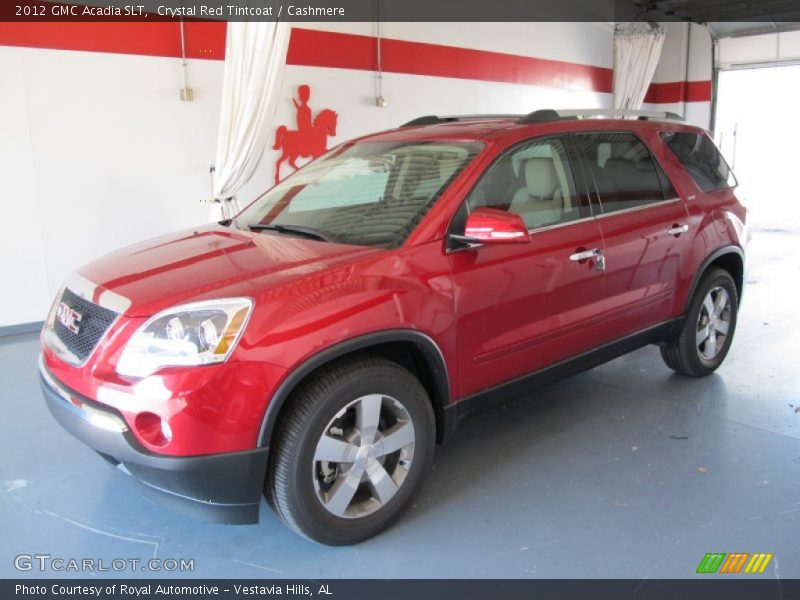 Crystal Red Tintcoat / Cashmere 2012 GMC Acadia SLT