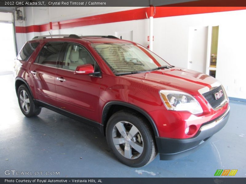 Crystal Red Tintcoat / Cashmere 2012 GMC Acadia SLT